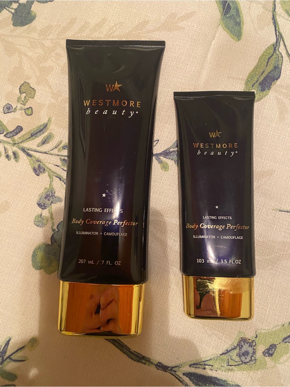 Westmore Beauty Body Coverage Perfector Golden Radiance and natural Radiance